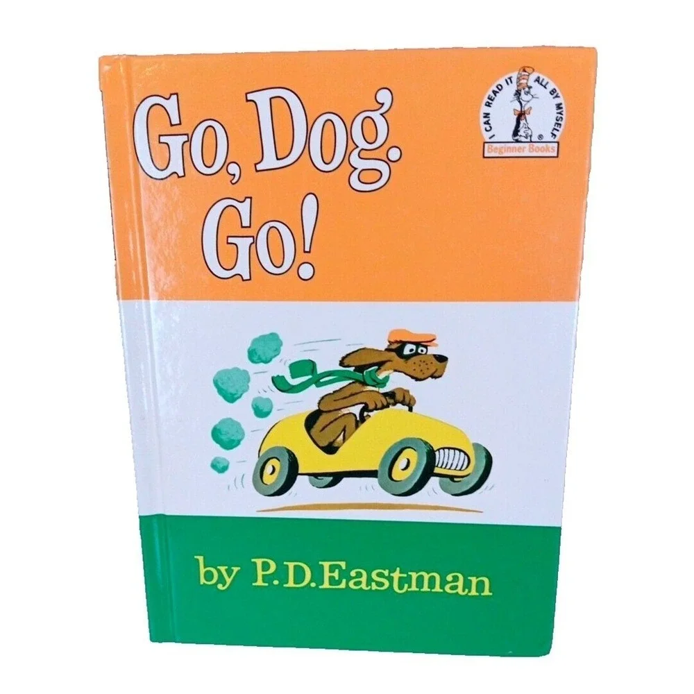 Dr‎ Seuss Beginner Books Lot of 4 Cat in the Hat Go Dog Go Ten Apples Up On Top